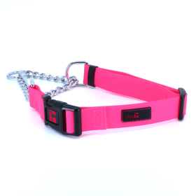 Play Martingale Collar (Color: Pink, size: 16"-22" x 1")