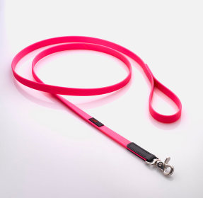 Boss Regular Leash (Color: Pink, size: 5/8" x 6')