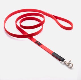 Boss Regular Leash (Color: Red, size: 5/8" x 6')