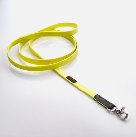 Boss Regular Leash (Color: Yellow, size: 5/8" x 6')